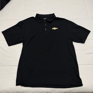 Nike Black Polo Shirt with Chevy Logo